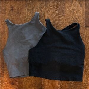 Two Beyond Yoga Spacedye Refocus high neck cropped sports bra M